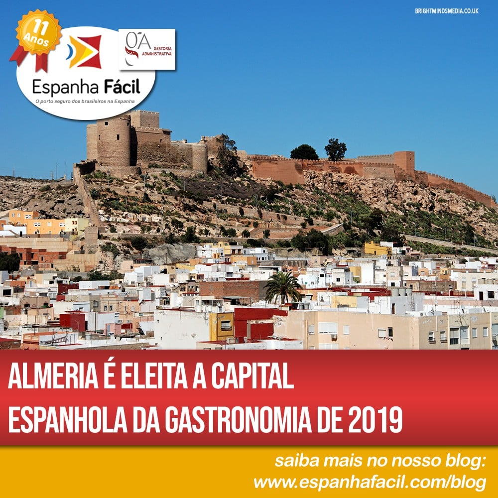 Almeria é eleita a Capital Espanhola da Gastronomia de 2019