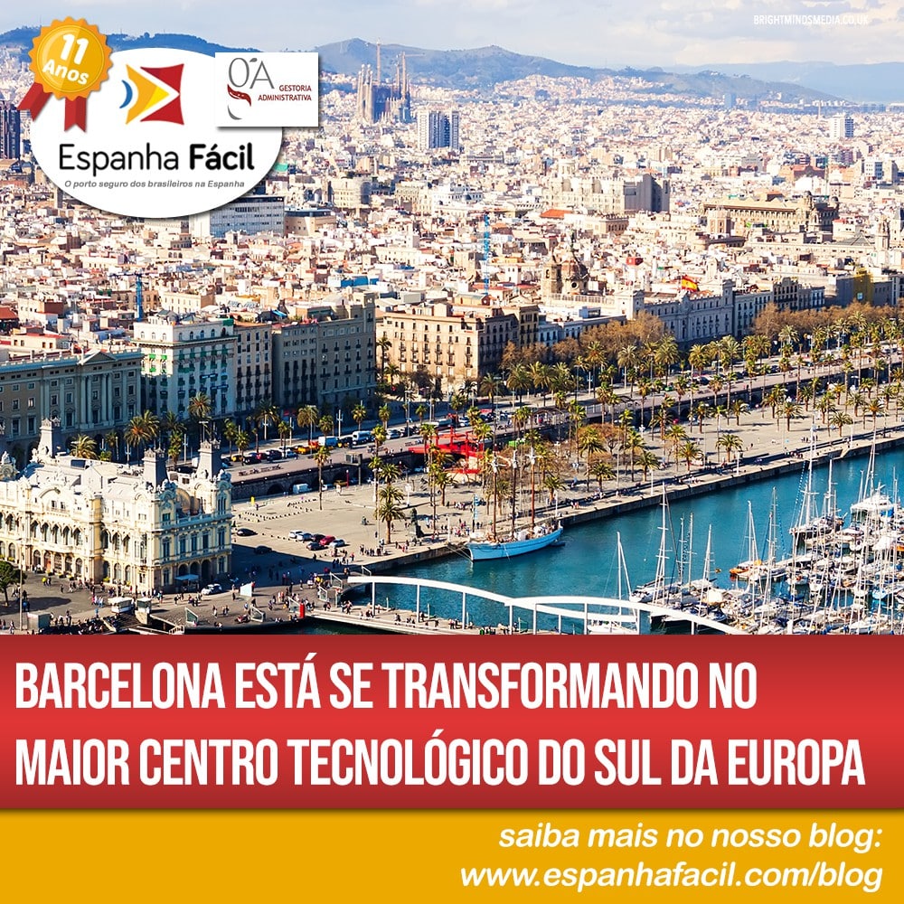 Barcelona está se transformando no maior centro tecnológico do sul da Europa
