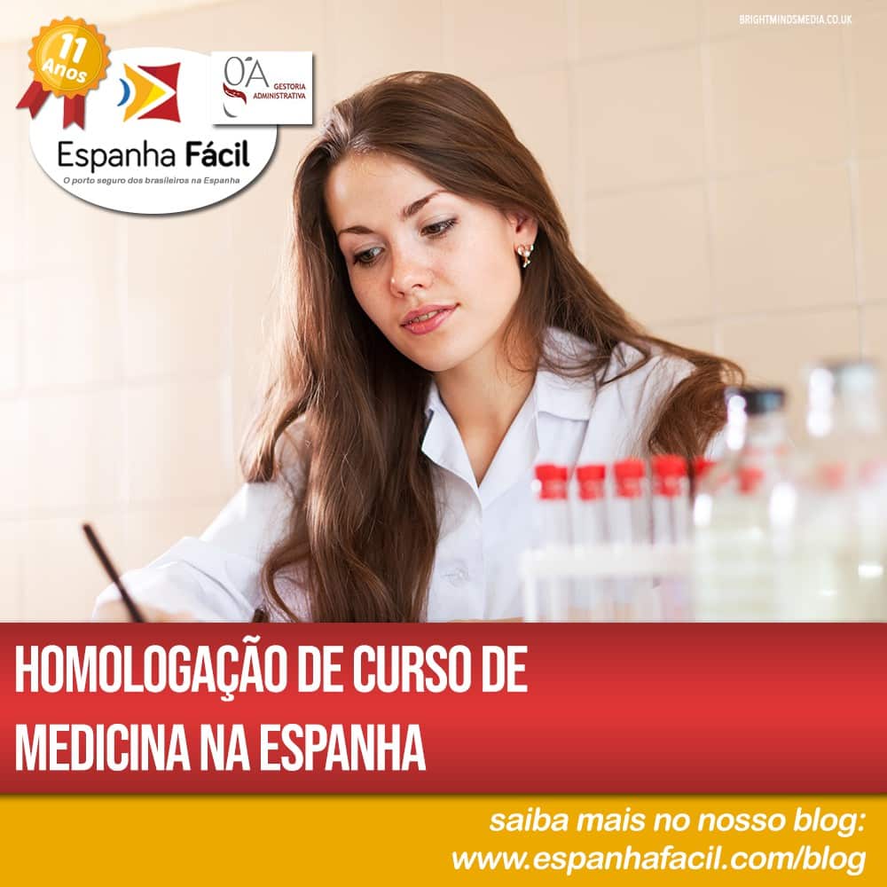 Homologação de curso de medicina na Espanha