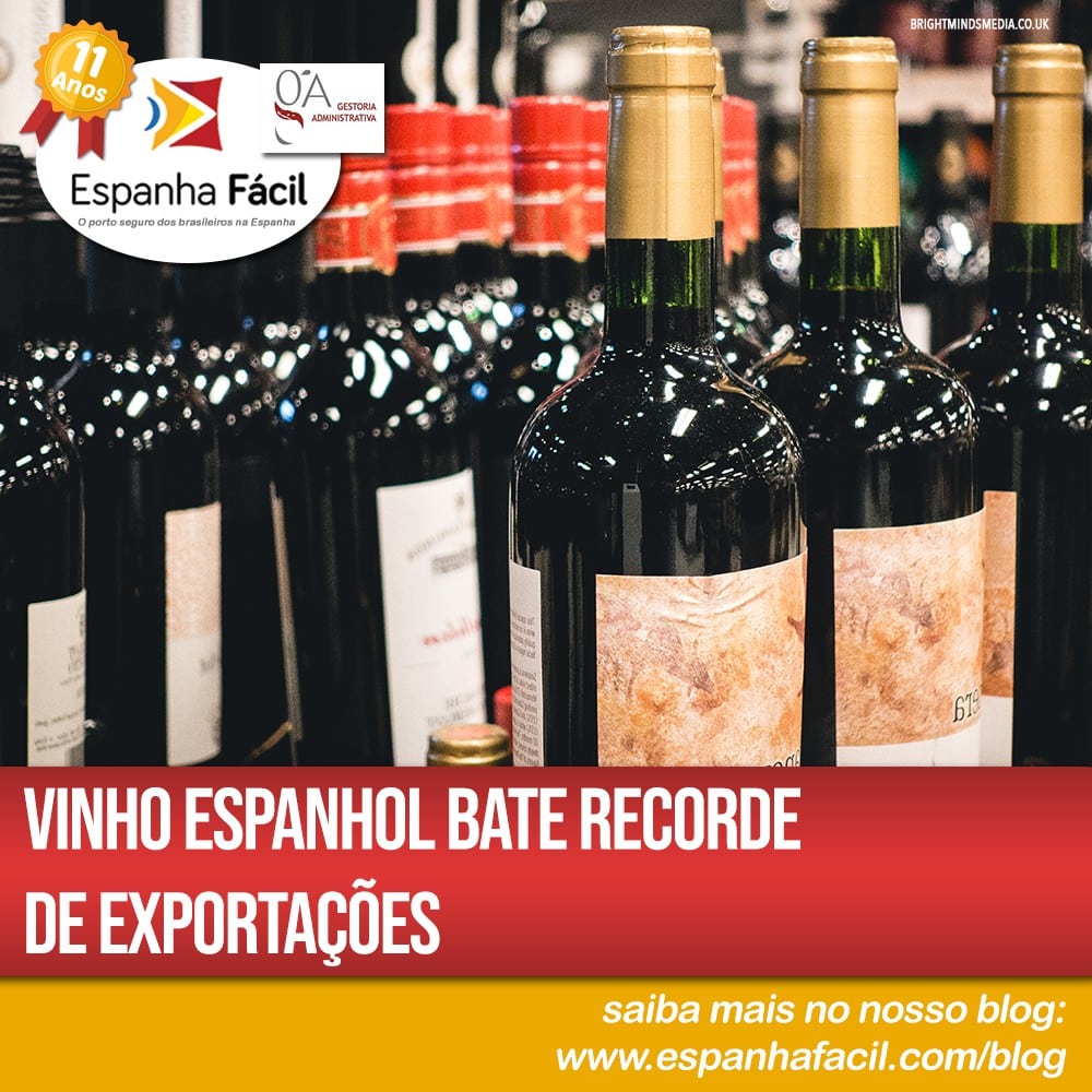 Vinho espanhol bate recorde de exportações