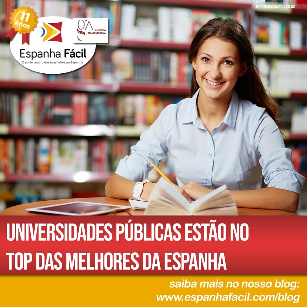 Universidades Públicas estão no top das melhores da Espanha